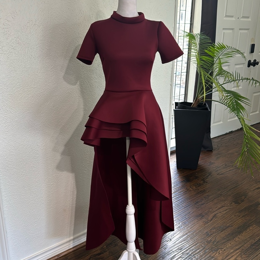 Fashion Nova Scuba High/Low Align with Me Top, S